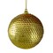 Northlight Gold Sequin Shatterproof Ball Christmas Ornament 3"